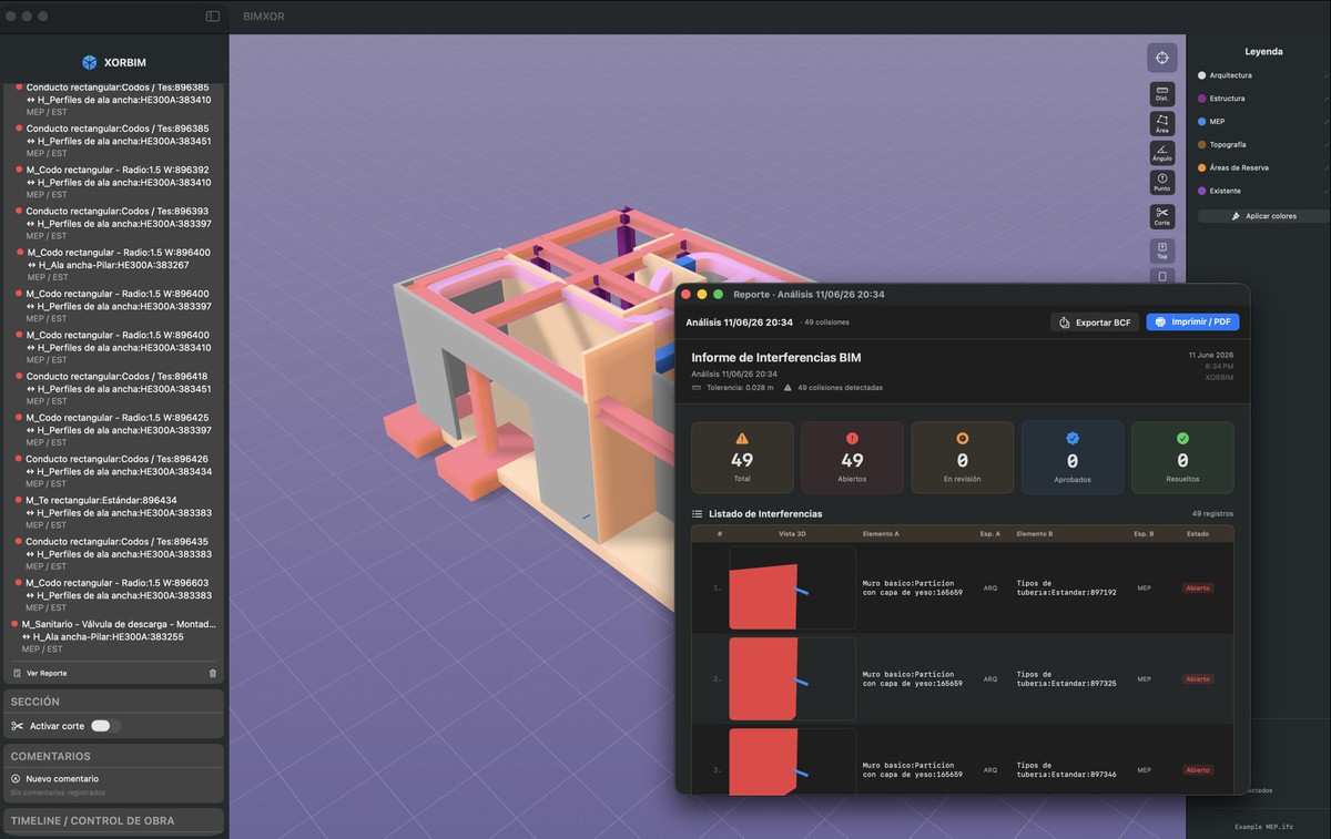 Clash Detection XORBIM