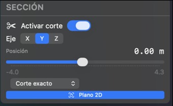 Panel de sección