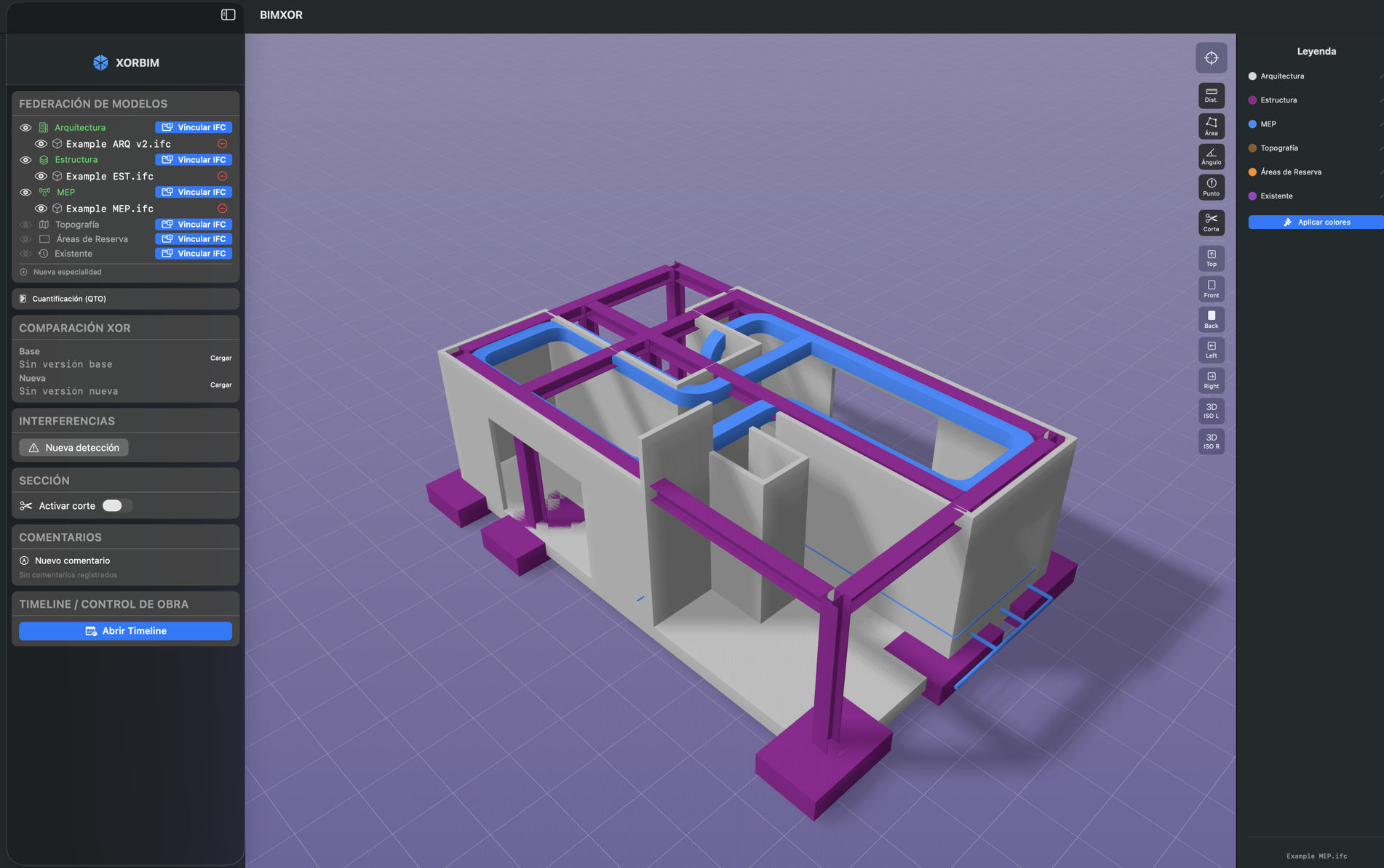 XORBIM Visor 3D federado